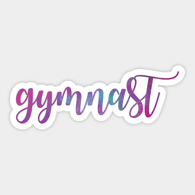 Gymnast Sticker by sportartbubble